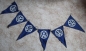Preview: Volkswagen Flag-Garland with Logo 1955 curtain (9296)